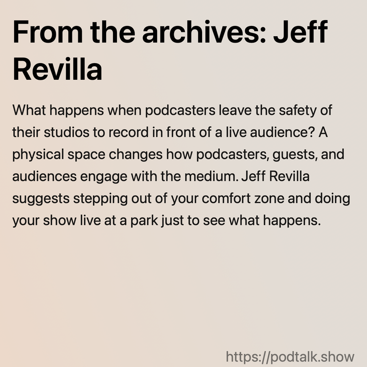 From the archives: Jeff Revilla