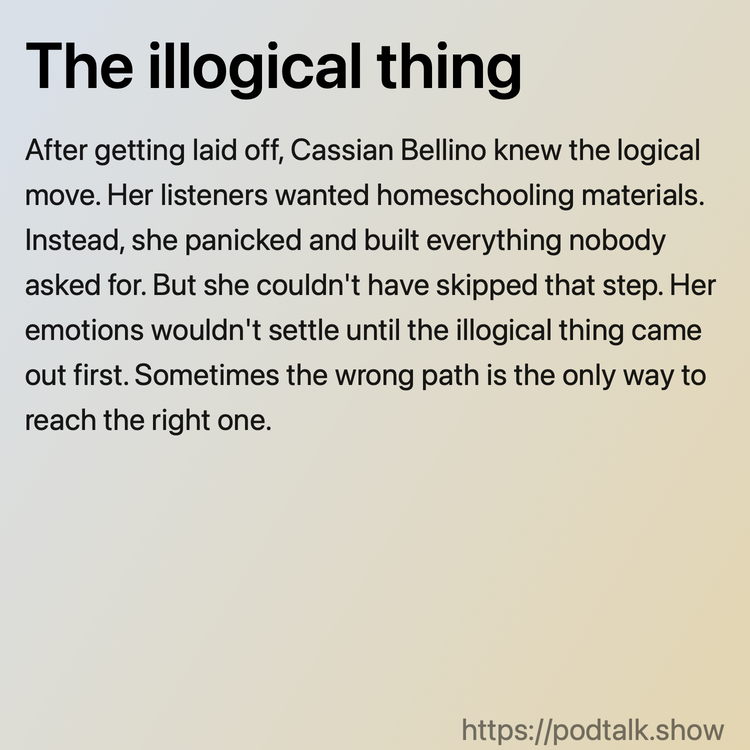 The illogical thing