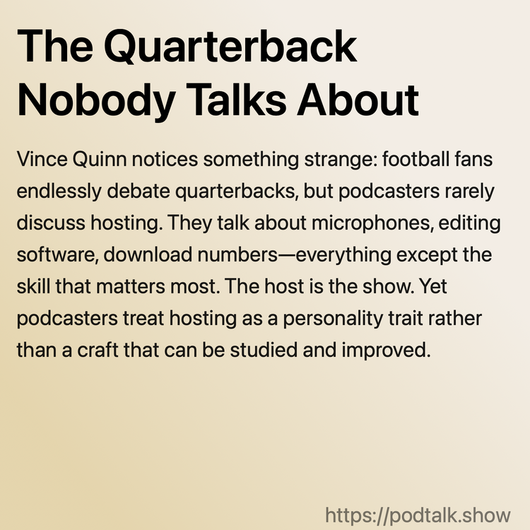 The Quarterback Nobody Talks About