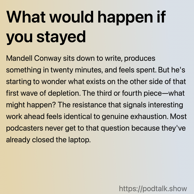 What would happen if you stayed