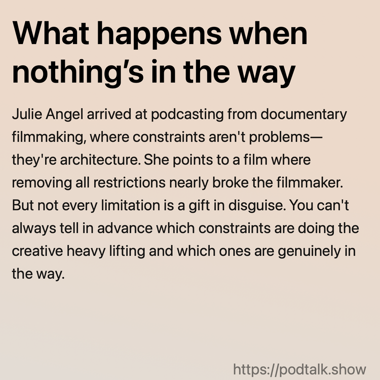 What happens when nothing’s in the way