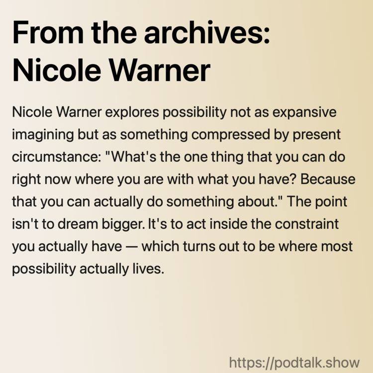 From the archives: Nicole Warner