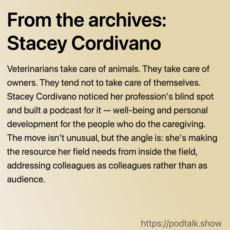 From the archives: Stacey Cordivano