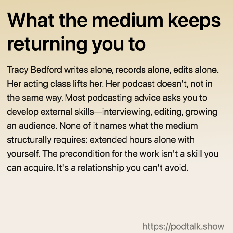 What the medium keeps returning you to
