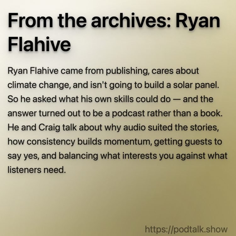 From the archives: Ryan Flahive