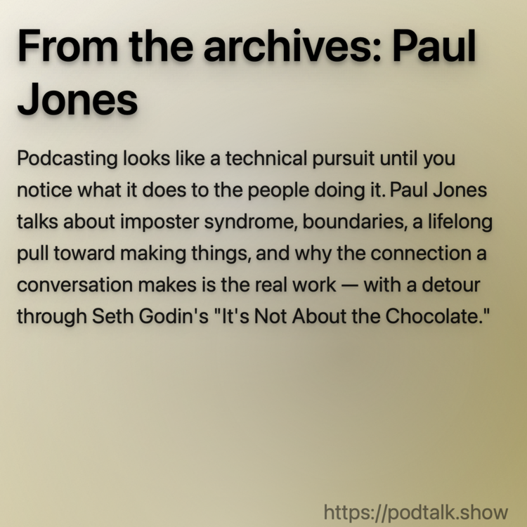 From the archives: Paul Jones
