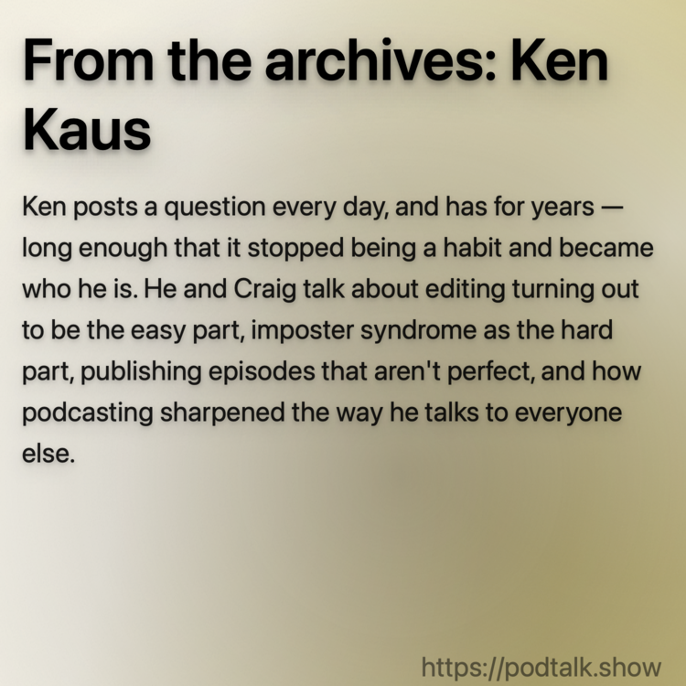 From the archives: Ken Kaus